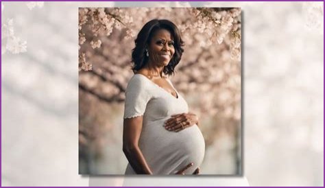 Captivating Moments: Michele Obama's Pregnancy Pictures