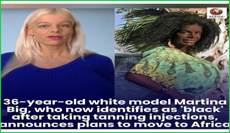 WHITE MODEL MARTINA BIG AND HER HUSBAND WHO CHANGED THEIR RACE CLAIM THEIR BABIES WILL COME